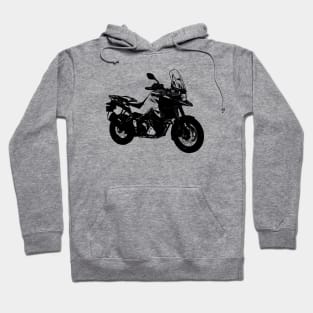 V Strom 1050XT Bike Sketch Art Hoodie